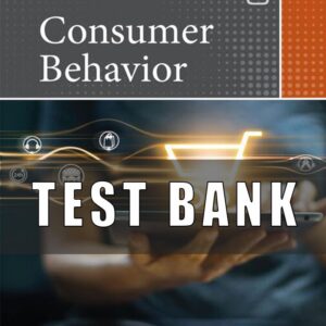 Test Bank for Consumer Behavior 8th Edition Hoyer
