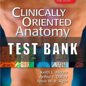 Test Bank For Clinically Oriented Anatomy 6th Edition Moore By Agur Dalley